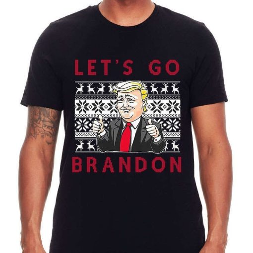 Let’s Go Brandon Christmas Trump Anti Biden Unisex T-Shirt