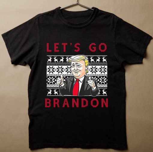 Let’s Go Brandon Christmas Trump Anti Biden Unisex T-Shirt