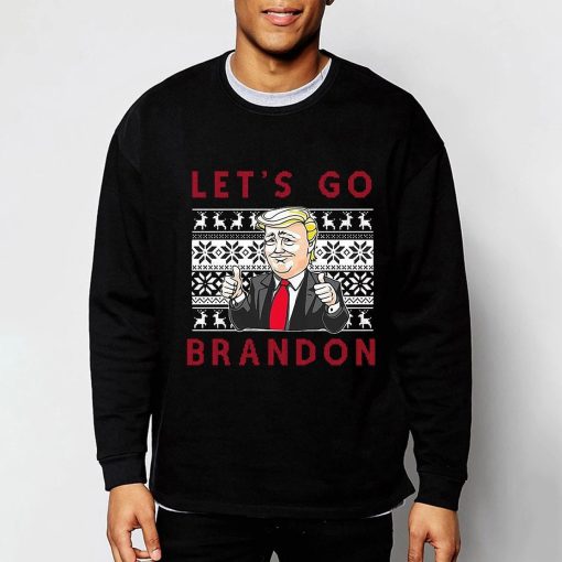 Let’s Go Brandon Christmas Trump Anti Biden Unisex T-Shirt