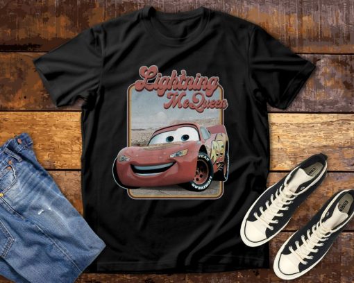 Lightning McQueen Cars Disney Homage T-Shirt