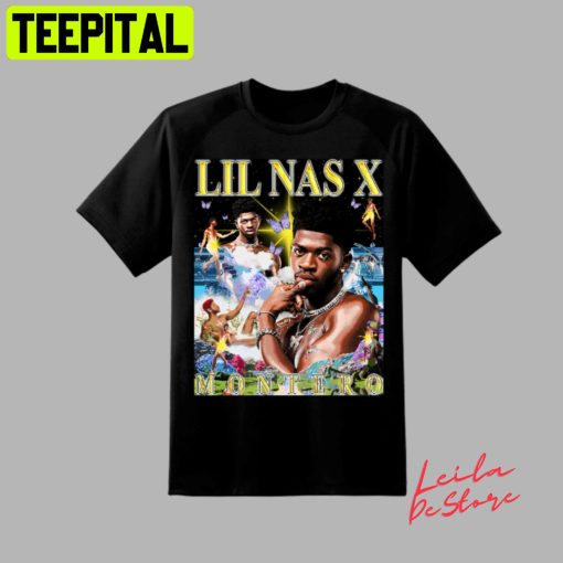 Lil Nas X Hip Hop Retro 90s Trending Unisex Shirt