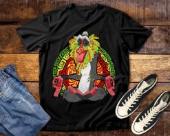 Lion King Rafiki Geometric Rainbow Disney T-Shirt