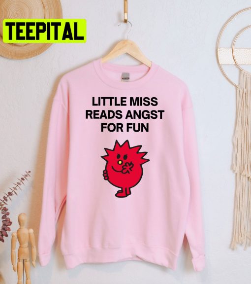 Little Miss Reads Angst For Fun Trending Unisex Sweatshirt