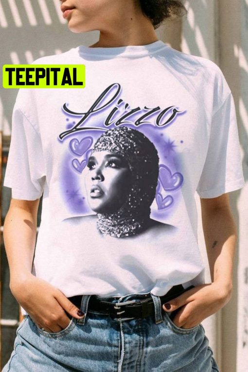 Lizzo Special Hearts Airbrush Mami Trending Unisex Shirt