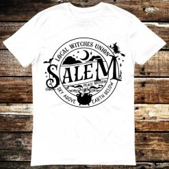 Local Witches Union Salem Sky Above Earth Below Halloween T-Shirt