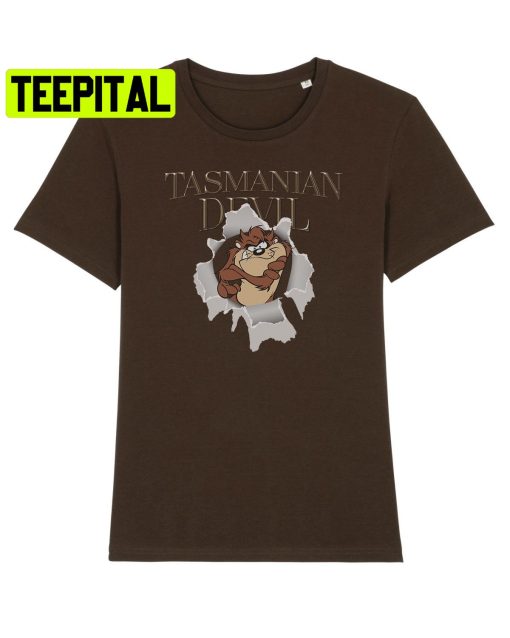 Looney Tunes Tasmanian Devil Folded Arms Trending Unisex Shirt