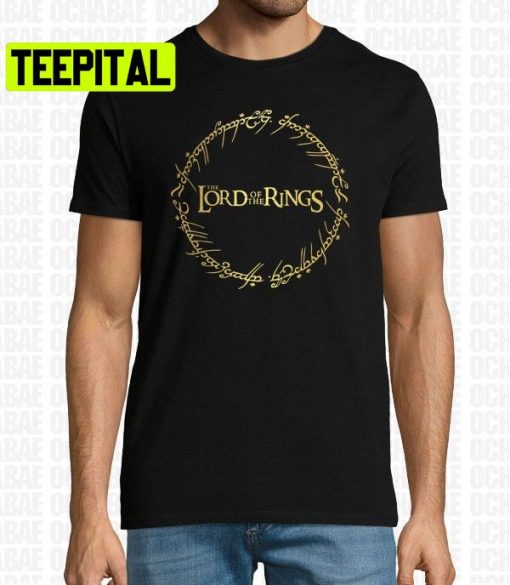 Lord Of The Rings One Ring And Logo Trending Unisex T-Shirt