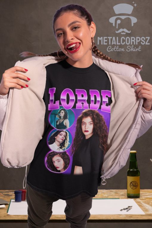 Lorde Best Inspired 90s Portrait Design Unisex T-Shirt