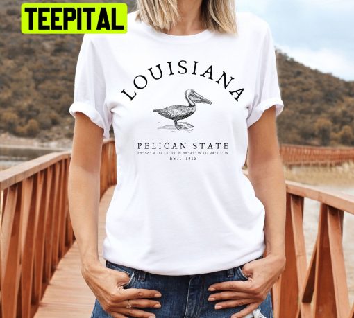 Louisiana Pelican State Trending Unisex T-Shirt