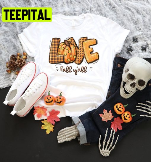 Love Fall Yall Halloween Unisex T-Shirt