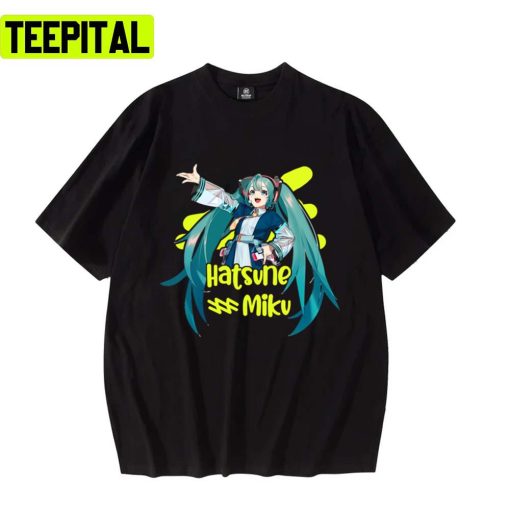 Lovely Character Vocaloid 2 Hatsune Miku Unisex T-Shirt