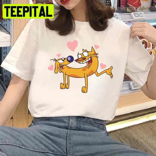 Lovely Movie Funny Cartoon Cute Catdog Unisex T-Shirt