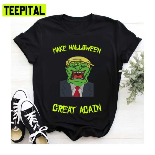 Make Great Again Trumpkenstein Halloween Spooky Night Unisex Sweatshirt