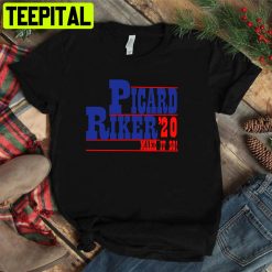 Make It So With Picard And Riker In 2020 Trending Unisex T-Shirt