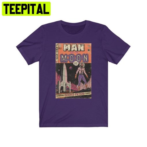 Man On The Moon Hip Hop Comics Trending Unisex Shirt