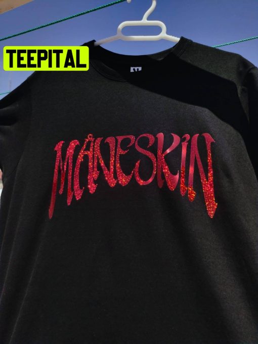 Maneskin Band Red Logo Trending Unisex Shirt