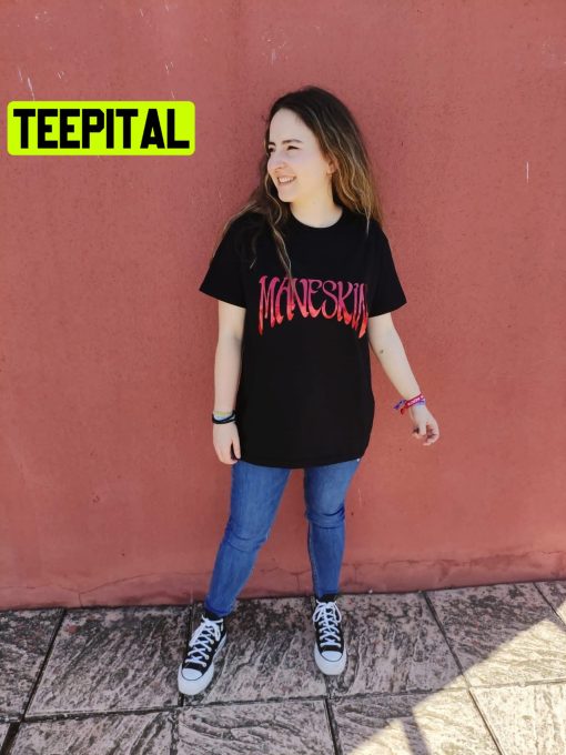 Maneskin Band Red Logo Trending Unisex Shirt