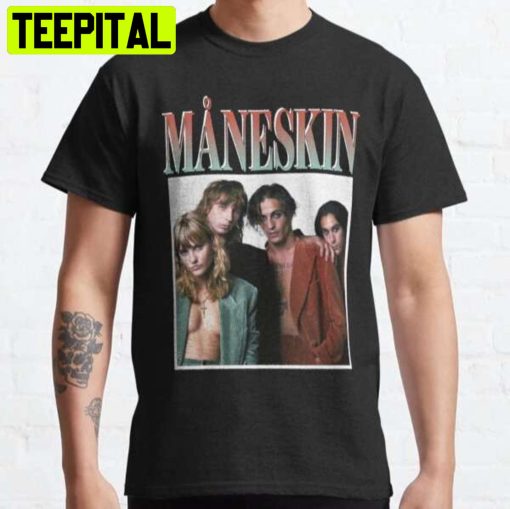 Maneskin Rock Band Vintage Art Trending Unisex T-Shirt