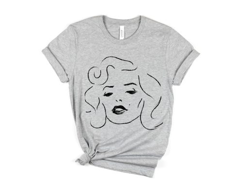 Marilyn Cartoon Illustration Unisex T-Shirt