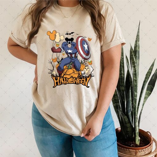 Marvel Avengers Team Group Marvel Superhero Matching Marvel Disney Halloween Unisex T-Shirt