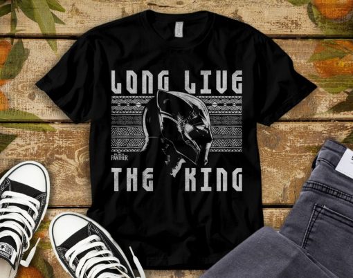 Marvel Black Panther Long Live Urban King Wakanda Forever Graphic T-Shirt