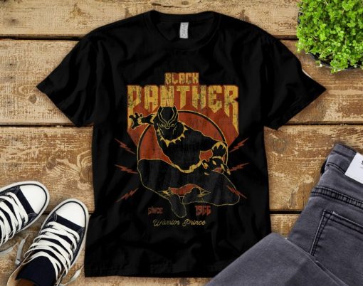 Marvel Black Panther Wakanda Forever Action Since 1966 Retro Vintage T-Shirt