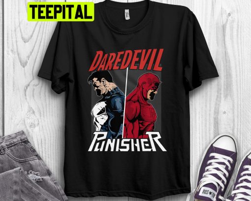 Marvel Daredevil The Punisher Only One Way Graphic Trending Unisex T-Shirt