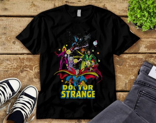 Marvel Doctor Strange Classic Comic Scene In The Multiverse Of Madness T-Shirt