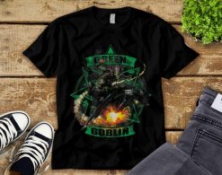 Marvel Green Goblin Glider Pumpkin Bomb T-Shirt