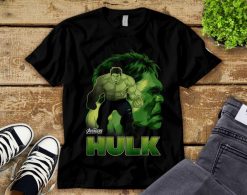 Marvel Infinity War Hulk Big Head Profile Graphic T-Shirt