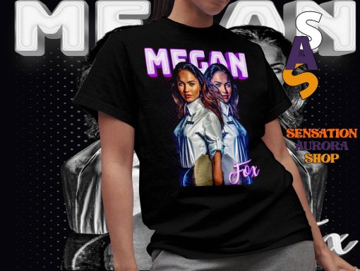 Megan Fox Character Actress Movie Model Retro 90s Vampire Unisex T-Shirt