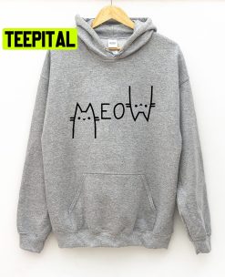 Meow Cat Lover Unisex Hoodie