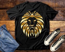 Metallic Gold King Lion Jungle Disney T-Shirt