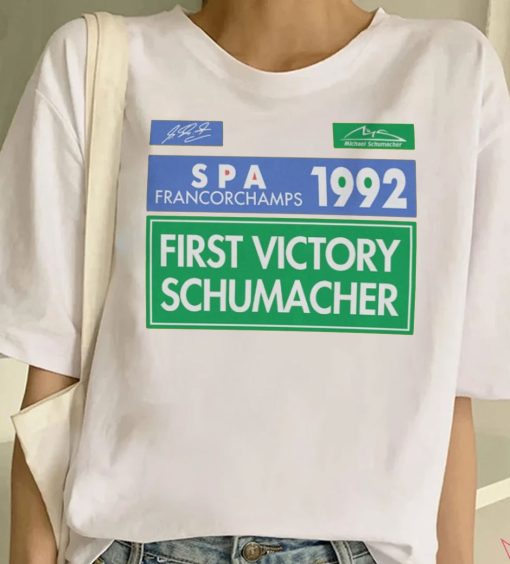 Michael Schumacher Spa Francorchamps 1992 Gp Victory 1992 Unisex Sweatshirt