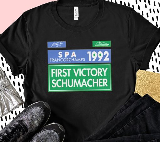 Michael Schumacher Spa Francorchamps 1992 Gp Victory 1992 Unisex Sweatshirt