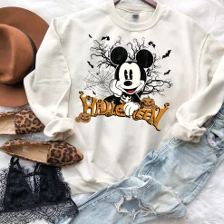 Mickey 2022 Characters Minnie Disney Halloween New Art T-Shirt