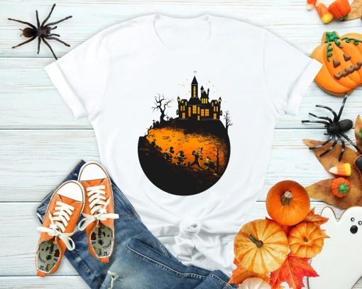 Mickey And Halloween Group Disney And Pixar Holiday Unisex T-Shirt