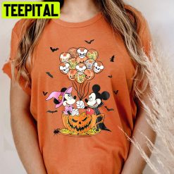 Mickey Minnie Halloween Balloons Disneyland Unisex T-Shirt