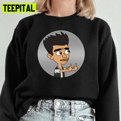 Middle Finger Jay Bilzerian Big Mouth Unisex Sweatshirt