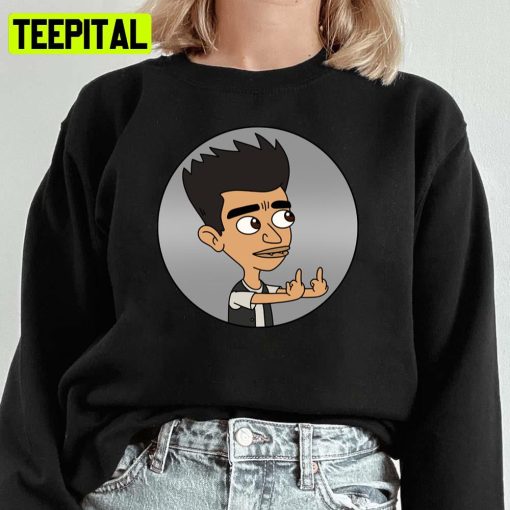 Middle Finger Jay Bilzerian Big Mouth Unisex Sweatshirt