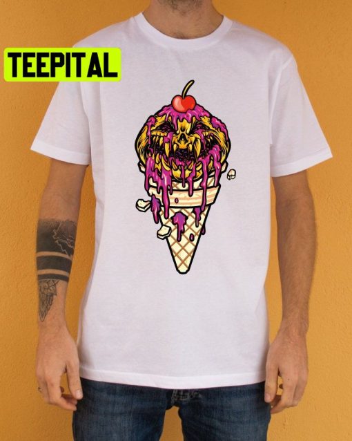 Monster Halloween Ice-Cream Trending Unisex Shirt