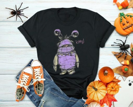 Monsters Inc Boo Penciled Kitty Graphic Disney And Pixar’s Holiday Halloween Unisex T-Shirt