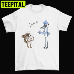 Mordecai And Rigby Tee Regular Show Cartoon Trending Unisex Shirt