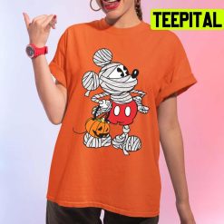 Mouse Mummy Halloween Design Disney Mickey Unisex T-Shirt