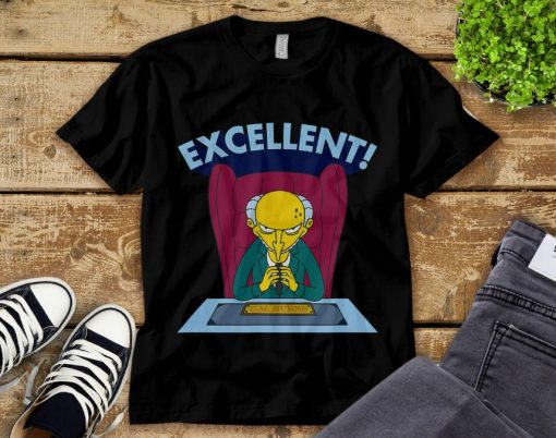 Mr Burns Funny Excellent Graphic Unisex Tee Adult T-Shirt