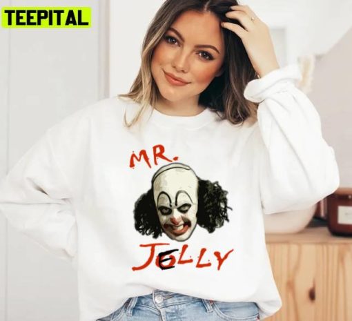 Mr Jelly The Horror Clown Halloween Art Unisex Sweatshirt