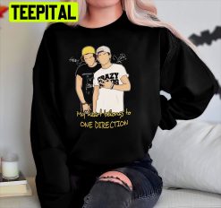 My Heart Belongs To One Direction Vintage Harry And Niall Frat Boy Unisex Shirt