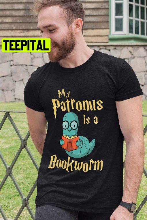 My Patronus Is A Bookworm Funny Book Lover Trending Unisex Shirt