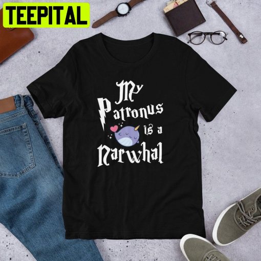 My Patronus Is A Narwhal Cute Adorable Trending Unisex Shirt