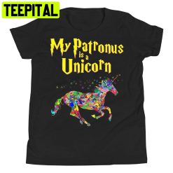 My Patronus Is A Unicorn Cute Funny Magical Unicorn Trending Unisex Shirt